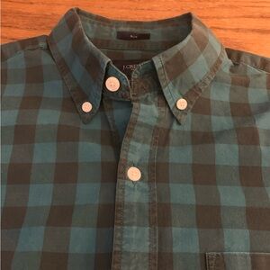 J CREW LS Slim Fit 100% Cotton Checked Shirt